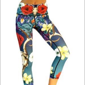 Yoga Democracy cropped, hot yoga leggings